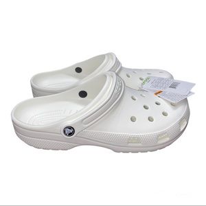 Crocs Classic Clogs White Unisex M10 / W12